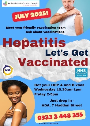 Hepatitis Vaccination Drop In